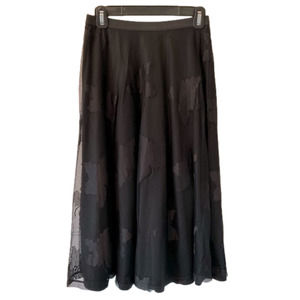 SOLD - 𝅺Bobeau A-Line Lace Skirt - S